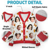 Custom Photo Christmas Is A Time For Families - Family Personalized Custom Ugly Christmas Cardigan - Christmas Gift For Family Members