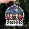 Besties Make The Best Christmas Memories - Bestie Personalized Custom Ornament - Acrylic Custom Shaped - Christmas Gift For Best Friends, BFF, Sisters