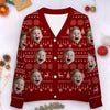 Custom Photo Christmas Is A Reminder Of The Joy That Family Brings - Family Personalized Custom Ugly Christmas Cardigan - Christmas Gift For Family Members