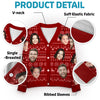 Custom Photo Christmas Is A Reminder Of The Joy That Family Brings - Family Personalized Custom Ugly Christmas Cardigan - Christmas Gift For Family Members