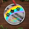 A Touch Of Comfort For Your Heart And Home - Memorial Personalized Custom Mirrored Acrylic Ornament - Sympathy Gift, Christmas Gift For Pet Owners, Pet Lovers