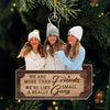 Custom Photo Every Season Is Our Season - Bestie Personalized Custom Ornament - Acrylic Custom Shaped - Christmas Gift For Best Friends, BFF, Sisters