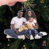 Custom Photo Everything Is Simply More Meaningful At Christmas - Family Personalized Custom Ornament - Acrylic Custom Shaped - Christmas Gift For Family Members