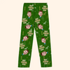 Custom Photo Christmas Good Cheer Is Found With Family - Family Personalized Custom Pajama Pants - Christmas Gift For Family Members