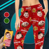 Custom Photo Christmas Keeps Us All Sticking Together - Family Personalized Custom Pajama Pants - Christmas Gift For Family Members