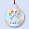 Christmas Is Better With Paws By Your Side - Dog & Cat Personalized Custom Hologram Ornament - Christmas Gift For Pet Owners, Pet Lovers