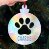 Christmas Is Better With Paws By Your Side - Dog & Cat Personalized Custom Hologram Ornament - Christmas Gift For Pet Owners, Pet Lovers