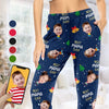 Custom Photo A Merry Christmas To Everybody - Family Personalized Custom Pajama Pants - Christmas Gift For Mom, Grandma