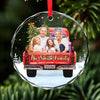 Custom Photo Every Ornament Is A Piece Of Our Family Story - Family Personalized Custom Circle Glass Ornament - Christmas Gift For Family Members