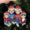 Christmas Is The Celebration Of Family Love - Family Personalized Custom Ornament - Acrylic Custom Shaped - Christmas Gift For Family Members