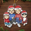 Christmas Is The Celebration Of Family Love - Family Personalized Custom Ornament - Acrylic Custom Shaped - Christmas Gift For Family Members