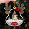 Custom Photo Christmas Is A Time To Reflect On Family Bonds - Family Personalized Custom Ornament - Acrylic Custom Shaped - Christmas Gift For Family Members