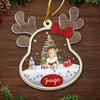 Custom Photo Christmas Is A Time To Reflect On Family Bonds - Family Personalized Custom Ornament - Acrylic Custom Shaped - Christmas Gift For Family Members