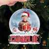 Custom Photo Families Make Christmas Merrier - Family Personalized Custom Ornament - Acrylic Custom Shaped - Christmas Gift For Family Members