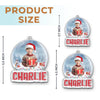 Custom Photo Families Make Christmas Merrier - Family Personalized Custom Ornament - Acrylic Custom Shaped - Christmas Gift For Family Members