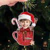 Custom Photo Can't Wait To Spend Christmas Together - Family Personalized Custom Ornament - Acrylic Custom Shaped - Christmas Gift For Grandma, Grandpa, Grandkid