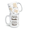 Cherishing Moments With Family This Holiday - Family Personalized Custom Mug - Christmas Gift For Family Members, Siblings, Brothers, Sisters