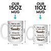 Cherishing Moments With Family This Holiday - Family Personalized Custom Mug - Christmas Gift For Family Members, Siblings, Brothers, Sisters