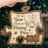 All I Need Under The Tree Is You - Couple Personalized Custom Ornament - Wood Custom Shaped - Christmas Gift For Husband Wife, Anniversary