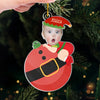 Custom Photo A Tiny Miracle Sent From Above - Family Personalized Custom Ornament - Acrylic Custom Shaped - Christmas Gift For Baby Kids, Newborn Baby