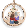 A True Friendship Is A Journey Without An End - Bestie Personalized Custom Ornament - Wood Custom Shaped - Christmas Gift For Best Friends, BFF, Sisters