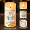 Custom Photo A Light So Great To The World - Memorial Personalized Custom LED Candle - Christmas Gift, Sympathy Gift For Family Members