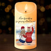 A True Friendship Is A Journey Without An End - Bestie Personalized Custom LED Candle - Christmas Gift For Best Friends, BFF, Sisters