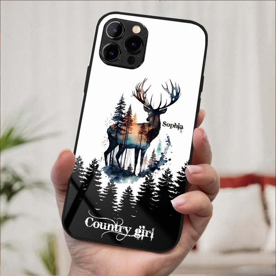 Blisscorners Country Girl - Personalized Hunting Phone Case Full Wrap Phone Case LM0812