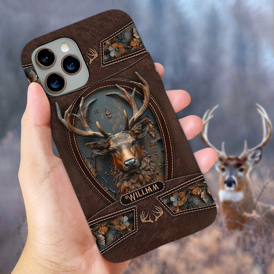 Blisscorners Stunning Deer Ver 1 - Personalized Hunting Phone Case Full Wrap Phone Case LM0812