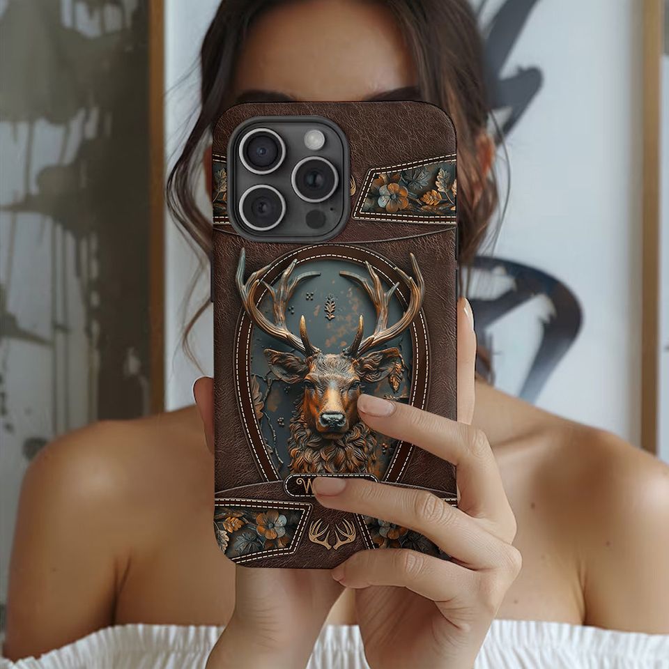 Blisscorners Stunning Deer Ver 1 - Personalized Hunting Phone Case Full Wrap Phone Case LM0812