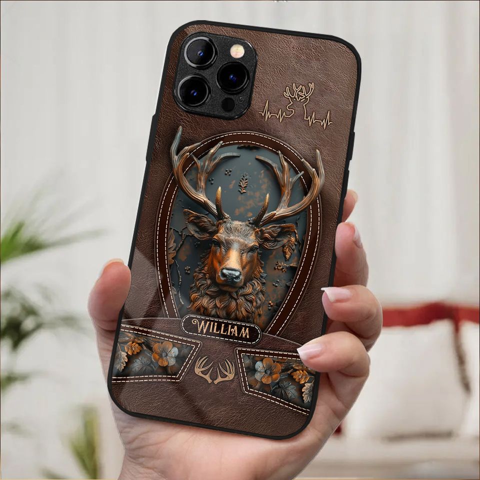 Blisscorners Stunning Deer Ver 2 - Personalized Hunting Phone Case Full Wrap Phone Case LM0812