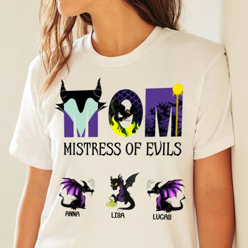 Personalized Gift For Mom Shirt Evil Mom Dragon MT100325-25
