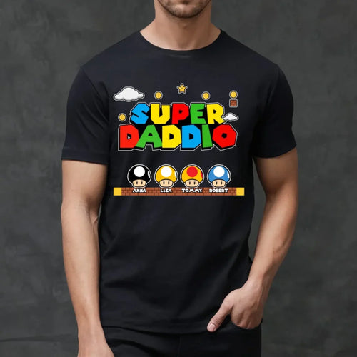 Personalized Gifts For Dad Shirt MT100325-27 Mushroom Kids