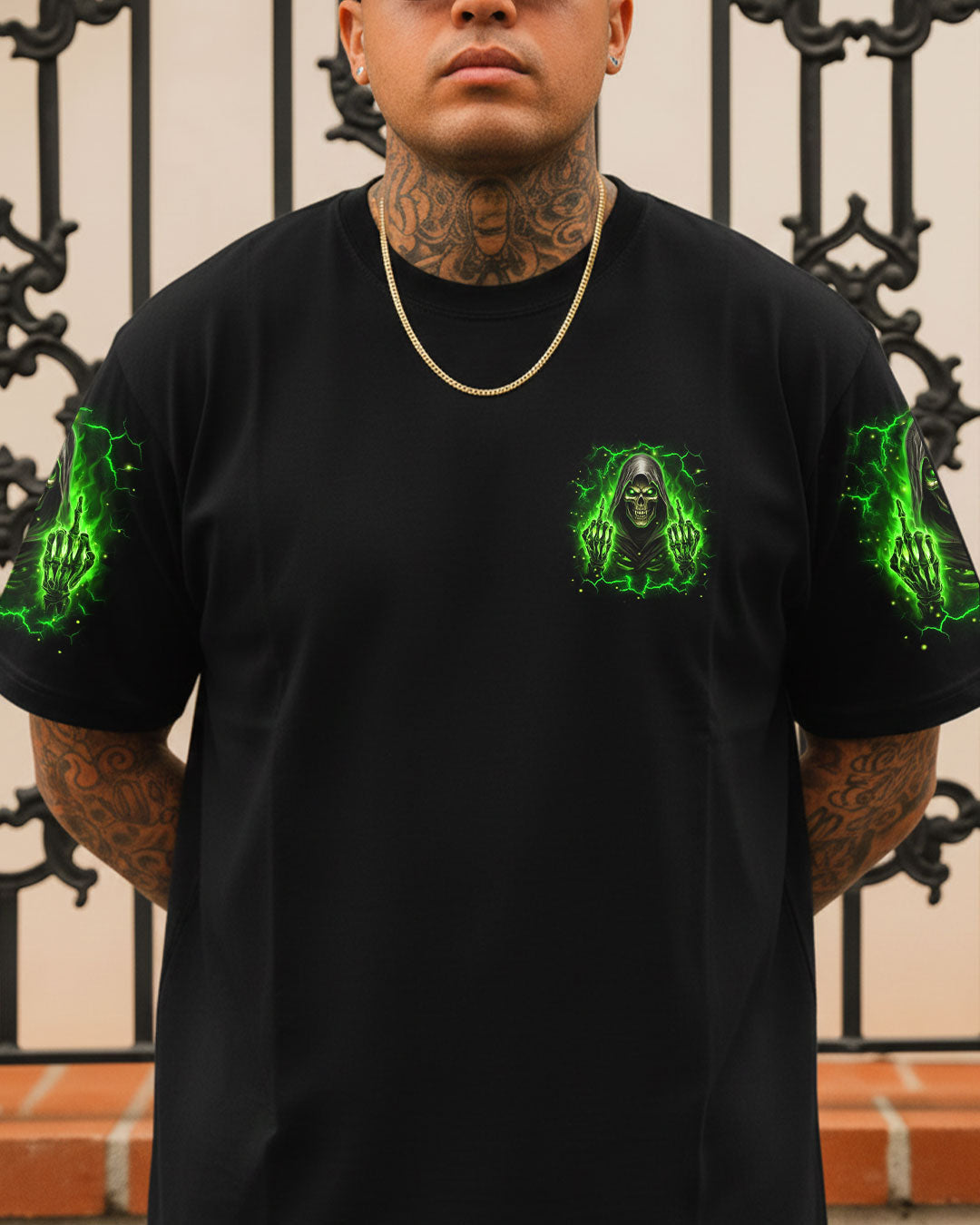 BLISSCORNERS BE CAREFUL REAPER ALL OVER PRINT