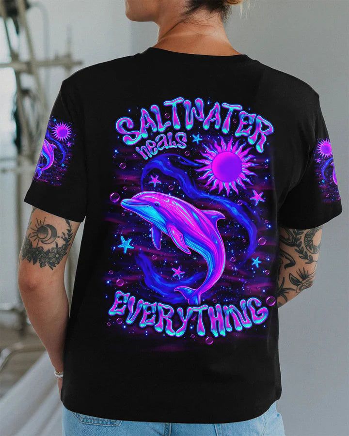 BLISSCORNERS SALTWATER HEALS EVERYTHING DOLPHIN ALL OVER PRINT 4