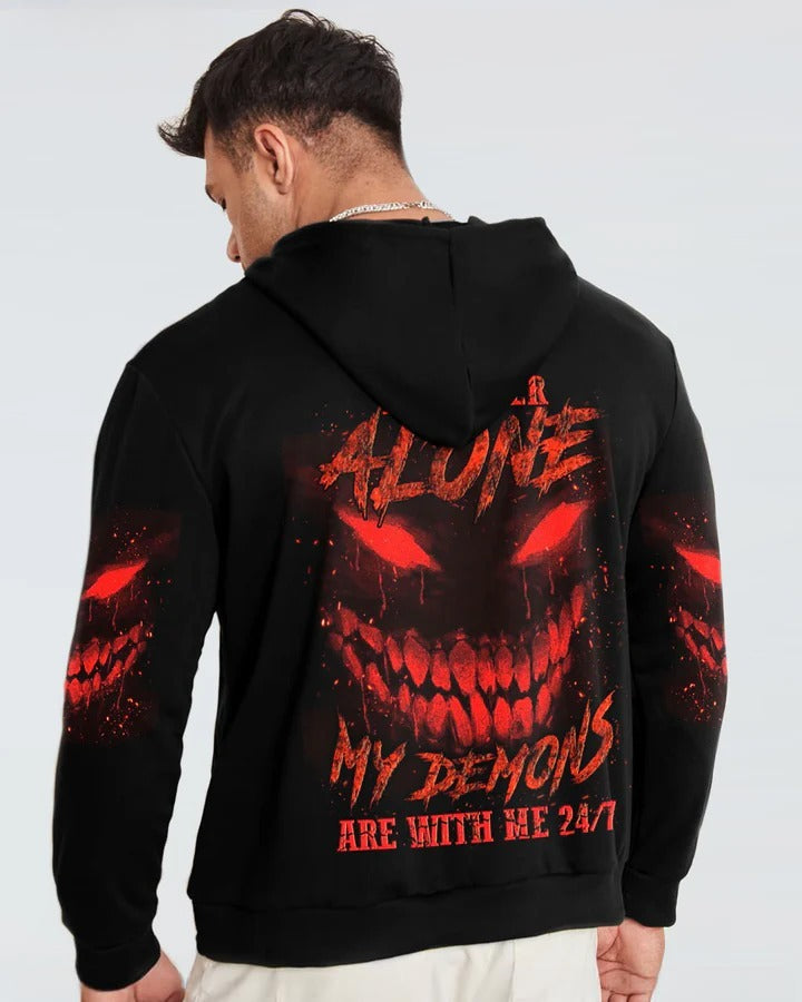BLISSCORNERS I'M NEVER ALONE SKULL DEMON ALL OVER PRINT 6
