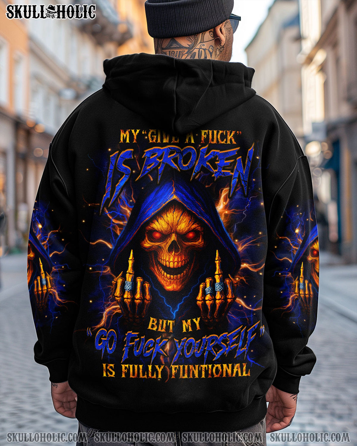 BLISSCORNERS MY GIVE A F IS BROKEN ALL OVER PRINT