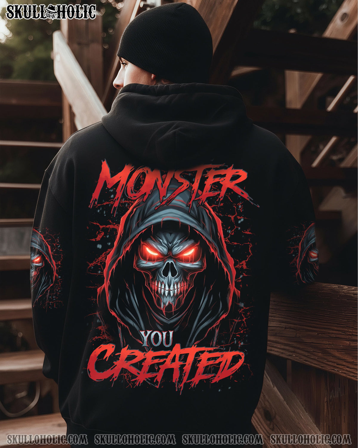 BLISSCORNERS I AM THE MONSTER YOU CREATED ALL OVER PRINT