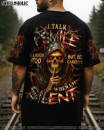 BLISSCORNERS BE CAREFUL WHEN I'M SILENT REAPER ALL OVER PRINT