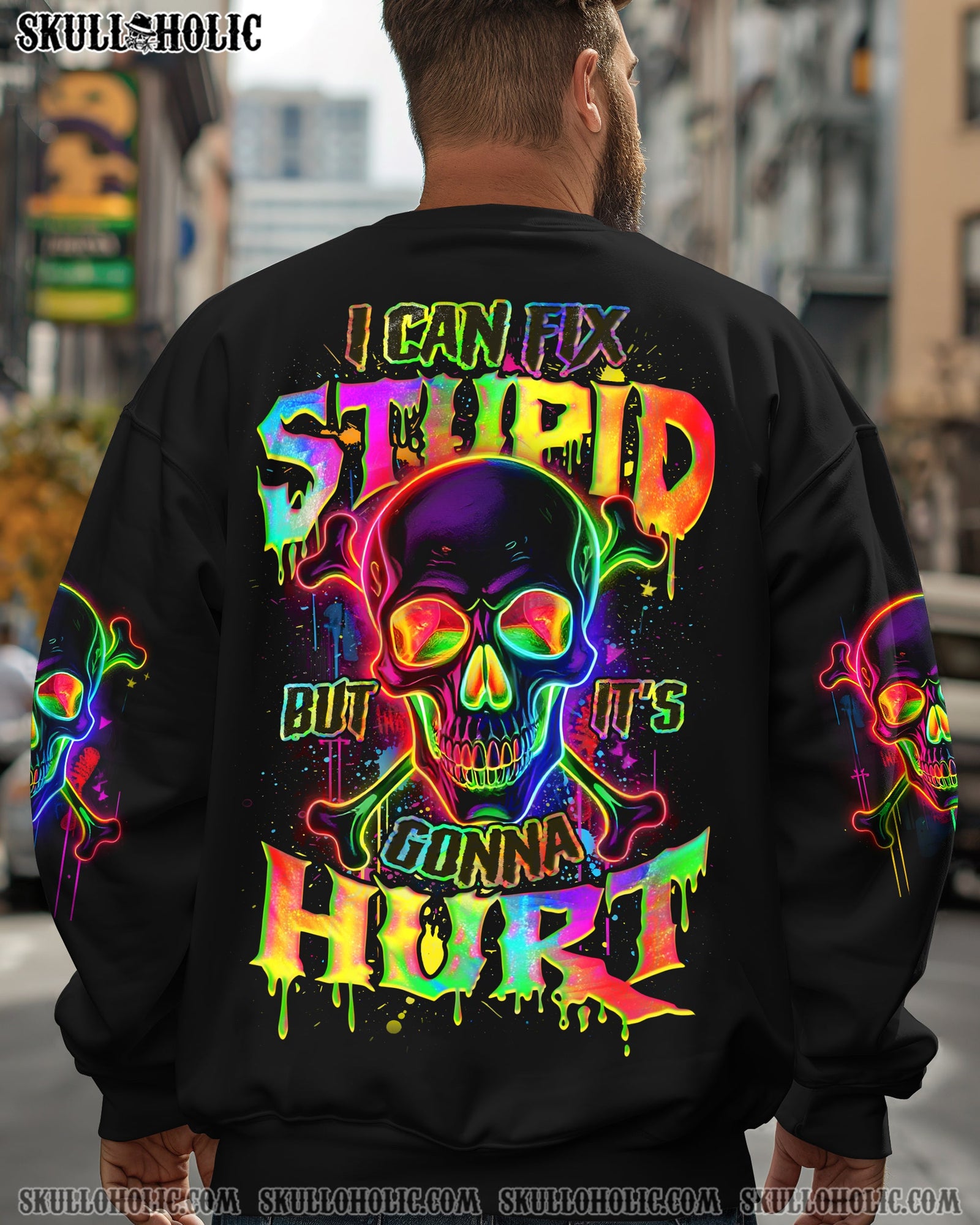 BLISSCORNERS I CAN FIX STUPID BUT IT'S GONNA HURT ALL OVER PRINT