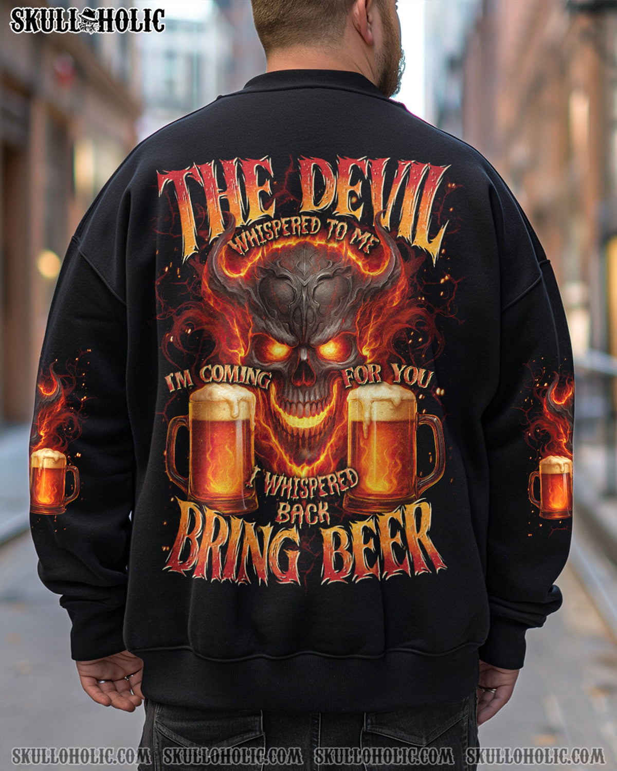 BLISSCORNERS THE DEVIL WHISPERED TO ME ALL OVER PRINT