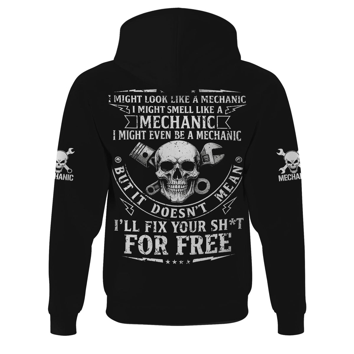 Blisscorners Custom Name Mechanic Shirt I Might Look Like A Mechanic I Might Smell Like A Mechanic T Shirt