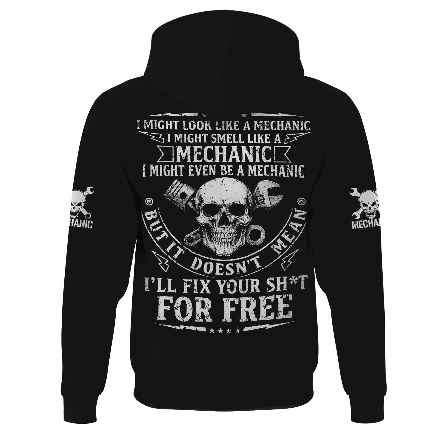 Blisscorners Custom Name Mechanic Shirt I Might Look Like A Mechanic I Might Smell Like A Mechanic T Shirt