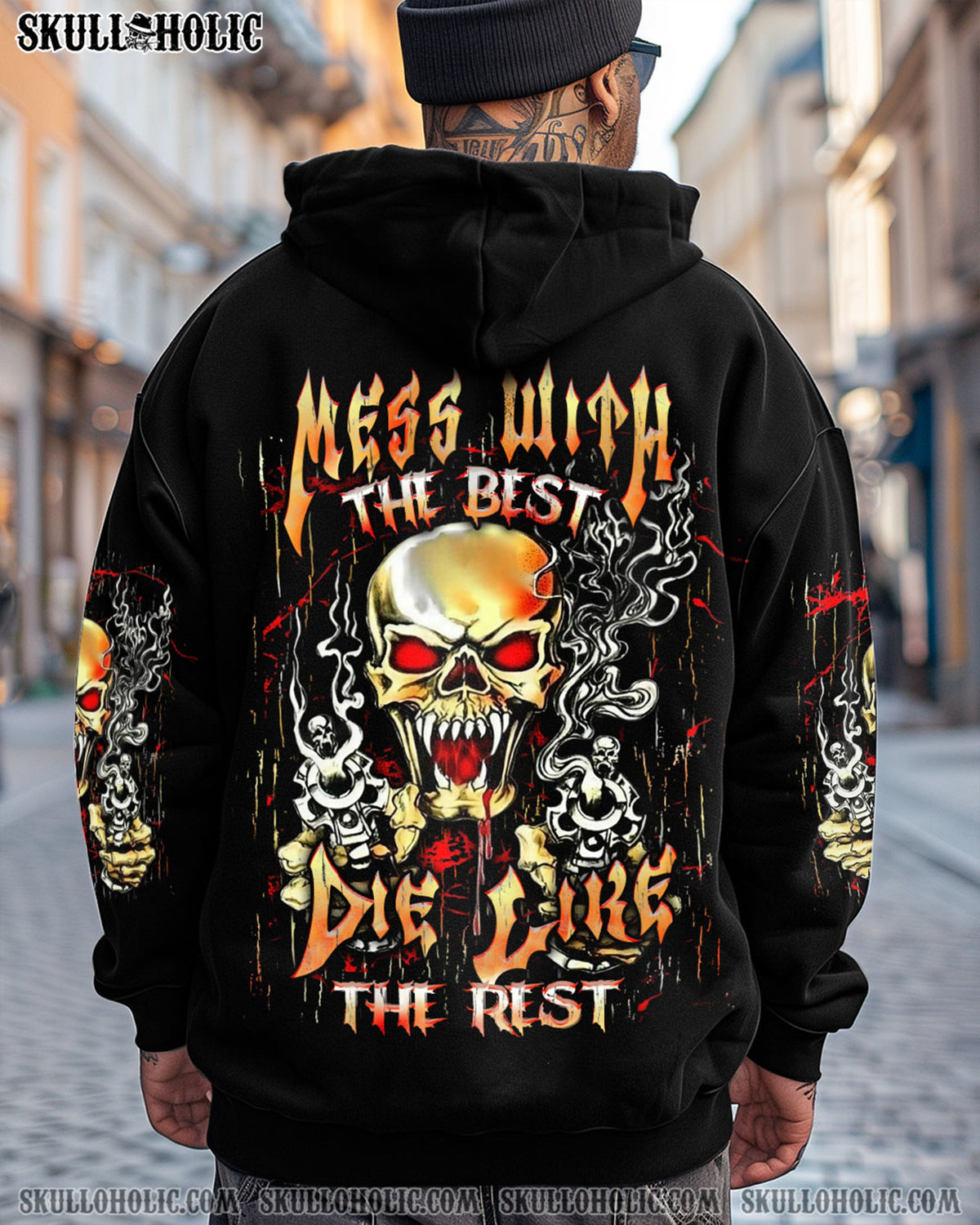 BLISSCORNERS MESS WITH THE BEST DIE LIKE THE REST ALL OVER PRINT