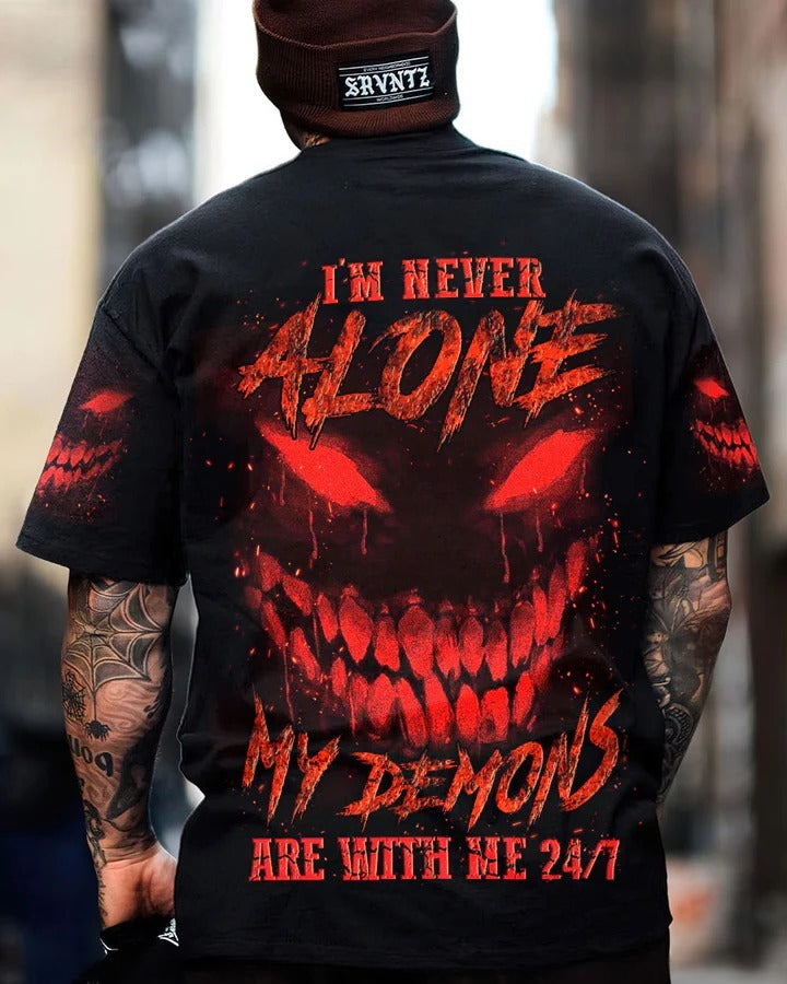 BLISSCORNERS I'M NEVER ALONE SKULL DEMON ALL OVER PRINT 6