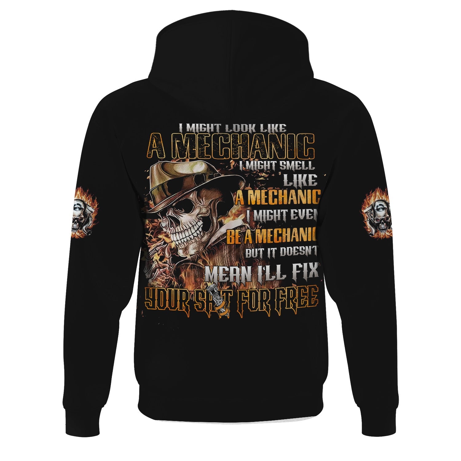 Blisscorners Funny Quote I Might Look Like A Mechanic It's Doesn't Mean I'll Fix For Free Black T Shirt