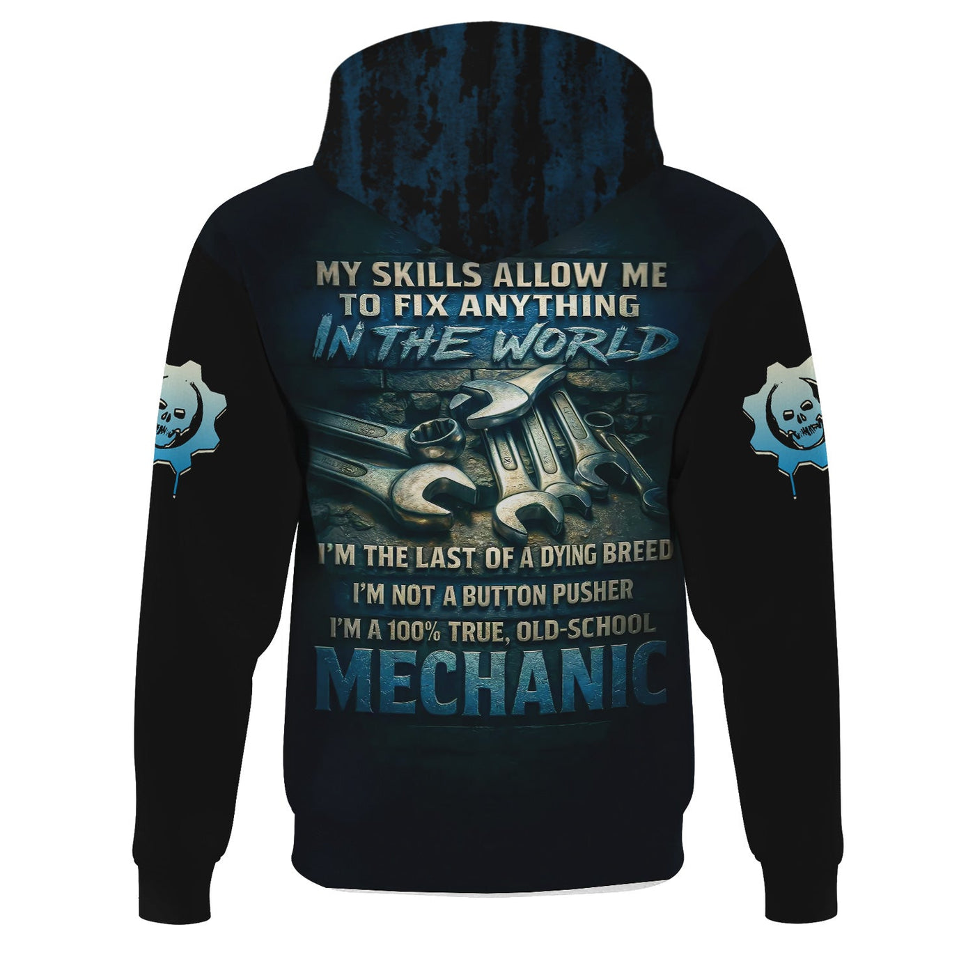 Blisscorners Personalized T-Shirt The Last Of A Dying Breed Old School Mechanic Carrying The Earth Design Shirt