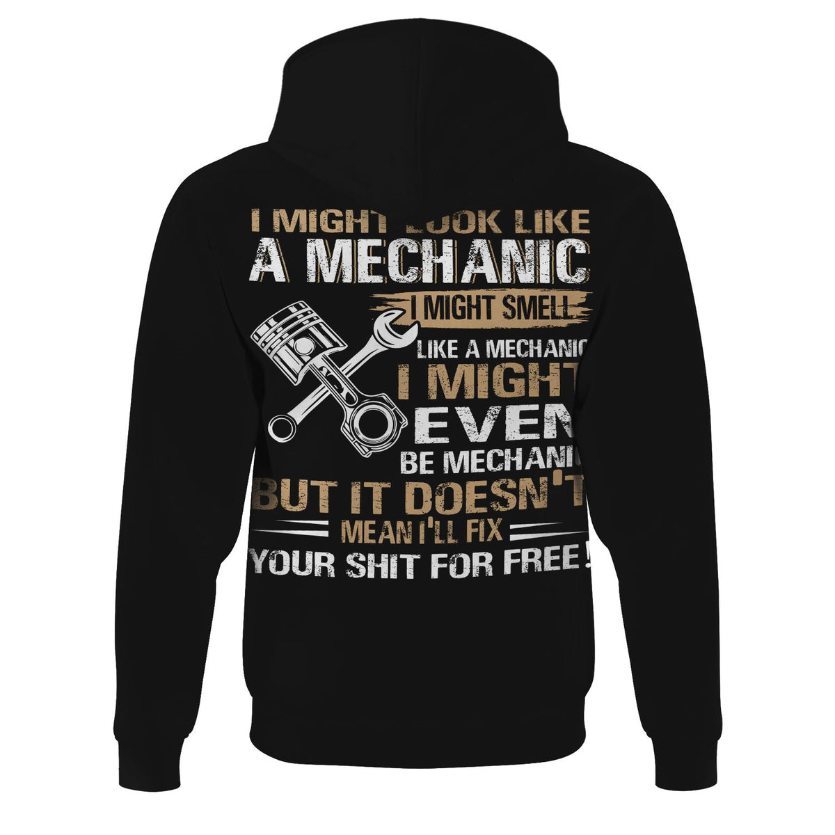 Blisscorners I Might Look Like A Mechanic Shirt Mechanical Repair Parts Tools Printed T-shirt