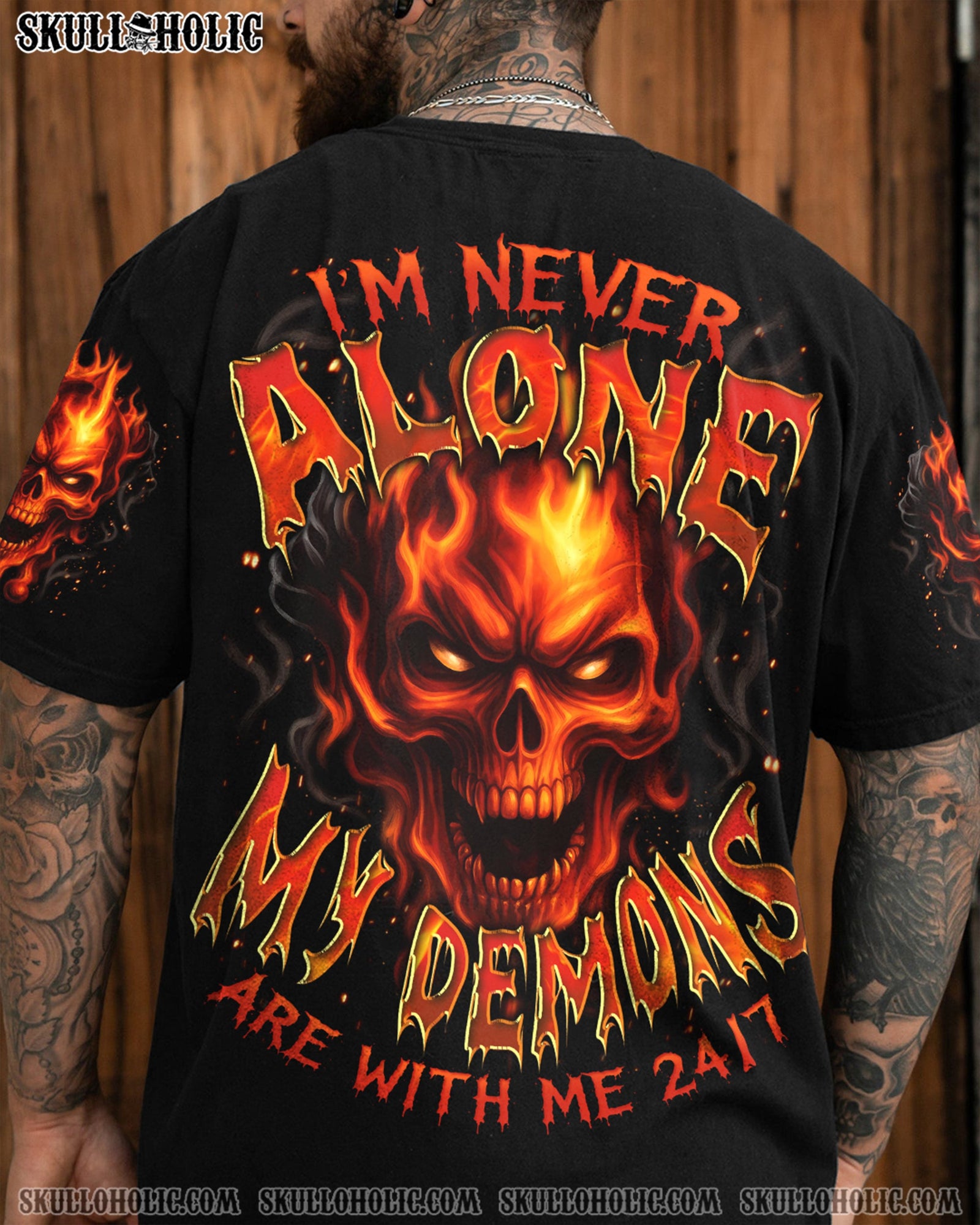 BLISSCORNERS I'M NEVER ALONE ALL OVER PRINT