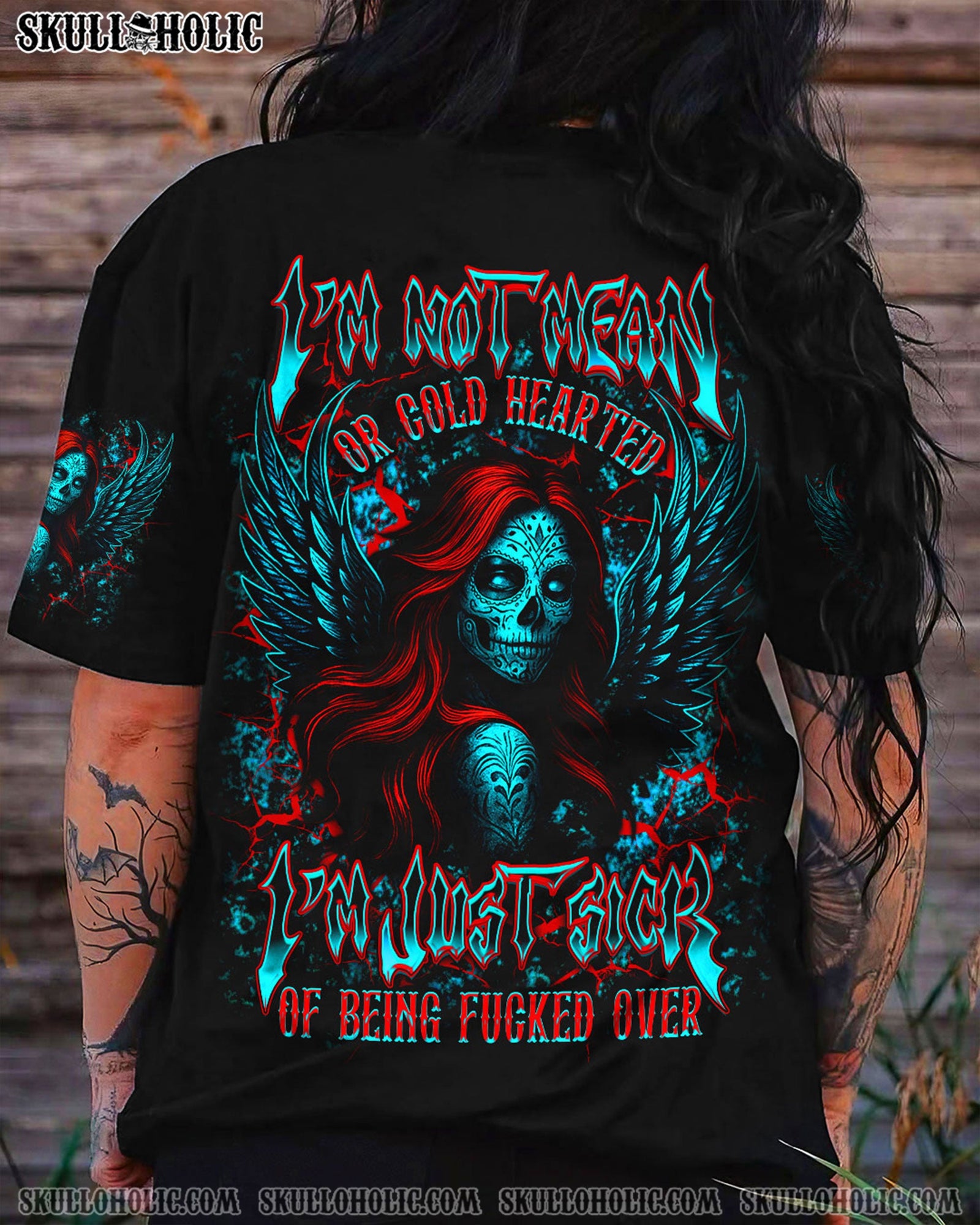 BLISSCORNERS I'M NOT MEAN OR COLD HEARTED ALL OVER PRINT